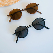 lp风男女儿童宝宝偏光防紫外线复古太阳镜眼镜防晒墨镜遮阳镜