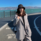 现货！2023春季新款韩版西装套装两件套123-2306-P155-K228，女装西装，浙宝123