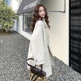 现货！2025冬季新款针织拼接双面呢羊绒大衣B123-7755-P305-K448，女装羊绒大衣，浙宝123