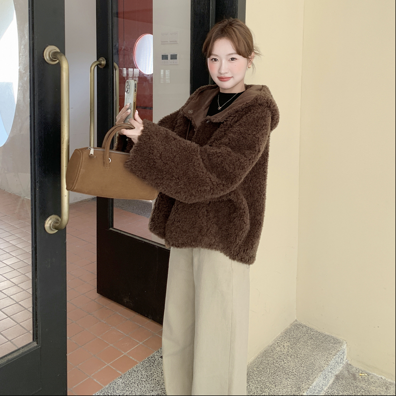 新款!2025冬季羊羔毛外套女B123-7765-P225-K388,女装短外套,浙宝123 新款!2025冬季羊羔毛外套女B123-7765-P225-K388,女装短外套,浙宝123