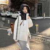 大货已出有买家秀！2025冬季新款连帽羽绒服女123-8673-P185-K268，女装羽绒服，浙宝123