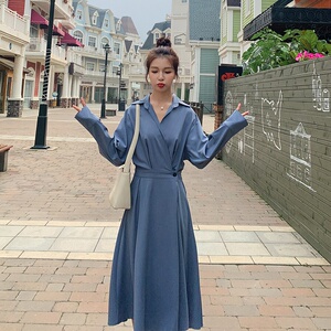 现货！2023春季收腰两色连衣裙123-6563-P110-K168图片