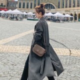现货!有2023春季收腰灰风衣123-6562-P135-K188，女装风衣，浙宝123