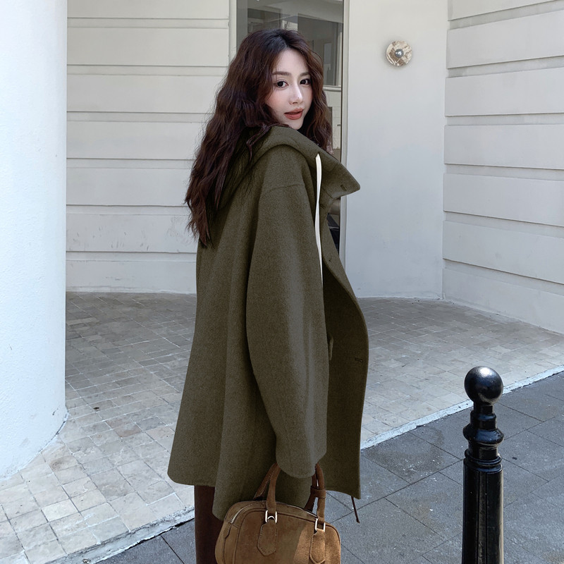 现货！2025冬季新款连帽双面尼羊绒大衣B123-7752-P285-K418,女装羊绒大衣,浙宝123