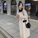 新款！2022冬季双色双面羊绒毛呢外套女123-8858-P255-K388，女装毛呢外套，浙宝123