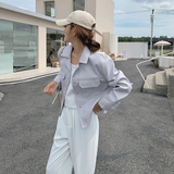 出货中！2022秋季新款三色韩版皮衣外套女123-8825-P125-K178，女装皮衣，浙宝123