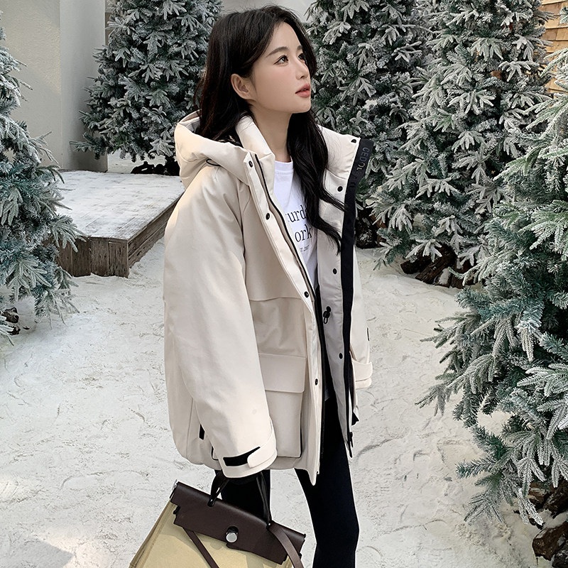 新款！2025冬季连帽冲锋衣羽绒服外套123-921-P275-K398,女装羽绒服,浙宝123