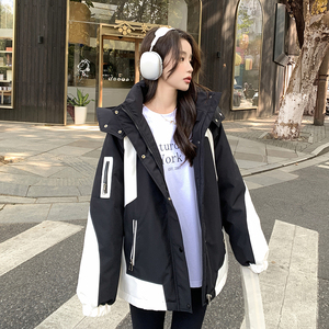 大货已出有买家秀！冬季新款连帽派克羽绒服女123-8672-P235-K328图片