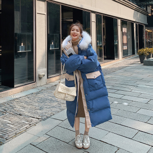 现货有！双色拼接大毛领服123-6589-P190-K268图片