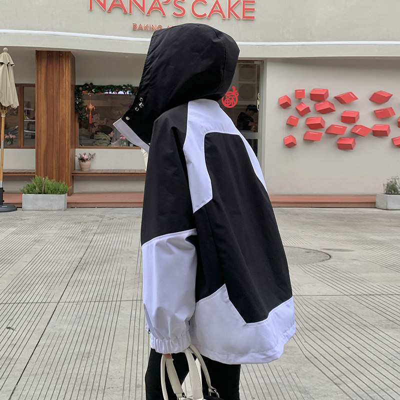 现货！买家秀！2024春季新款冲锋衣外套女123-6001-P145-K198,女装短外套,浙宝123