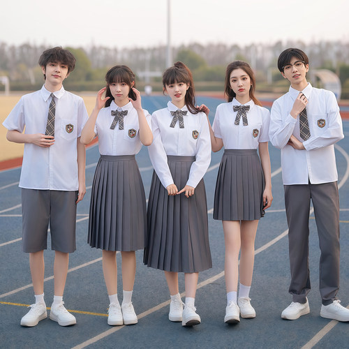 班服毕业套装初高中学生校服学院风朗诵大合唱演出服运动会表演服