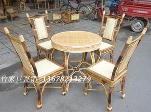 竹藤家具 休闲桌椅 酒水吧桌椅 茶园桌椅 圆桌 阳台桌椅 茶水桌椅