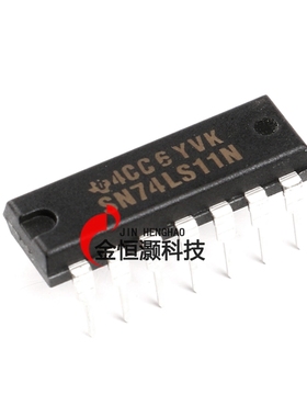 原装正品 直插 SN74LS11N DIP-14 TTL 3输入端3与门 逻辑芯片