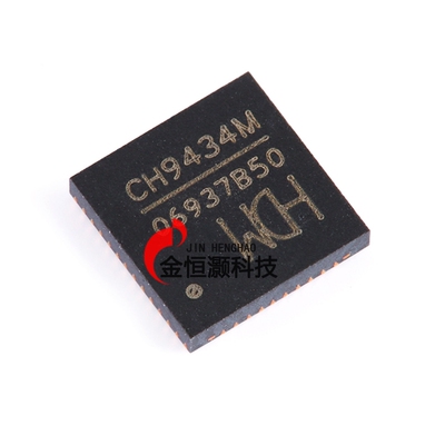 原装正品 CH9434M QFN-48 SPI转四串口转接芯片