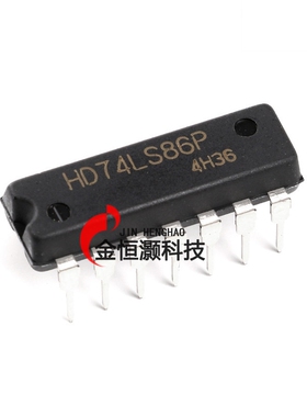 原装正品 直插 HD74LS86P DIP-14 逻辑-栅极和逆变器/XOR(异或)