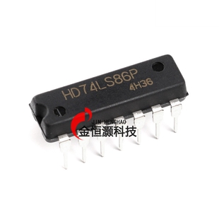 原装正品 直插 HD74LS86P DIP-14 逻辑-栅极和逆变器/XOR(异或)