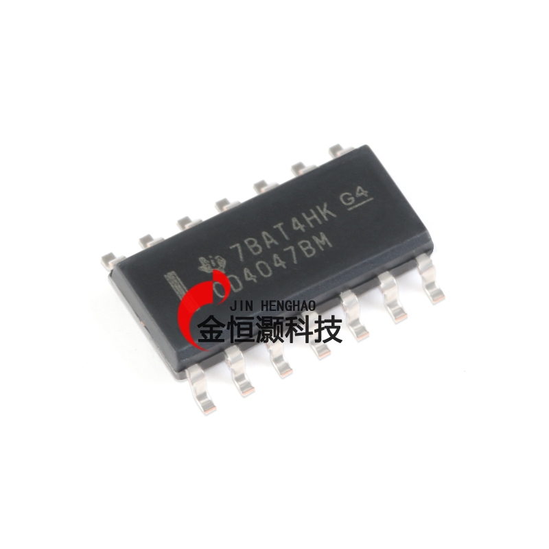 原装正品CD4047BM96 SOIC-14 CMOS低功耗单稳态/不稳定多谐振荡器