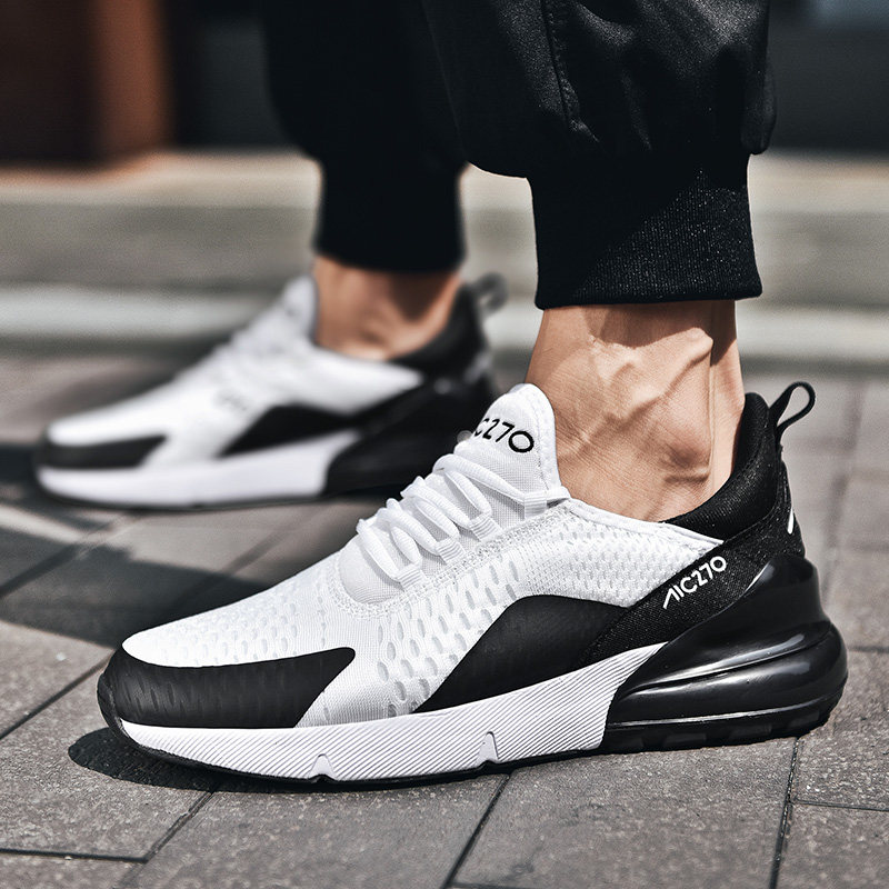 男鞋2026夏季网面透气情侣休闲运动鞋男轻便减震软底气垫跑步鞋女