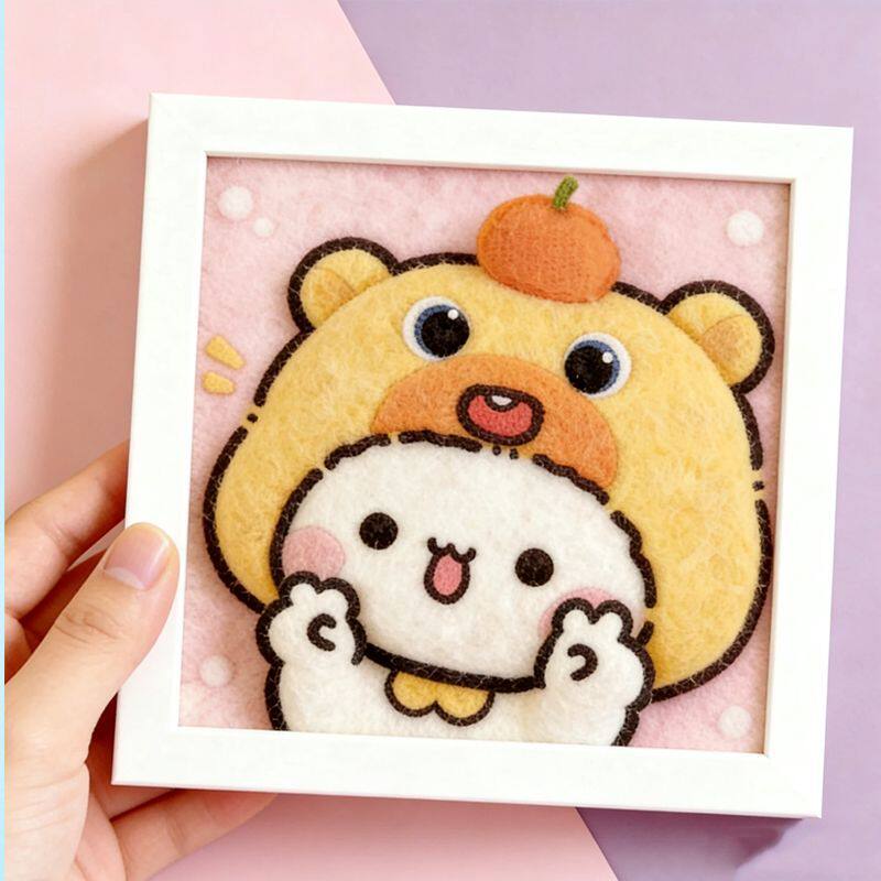 羊毛毡戳戳乐手工diy材料