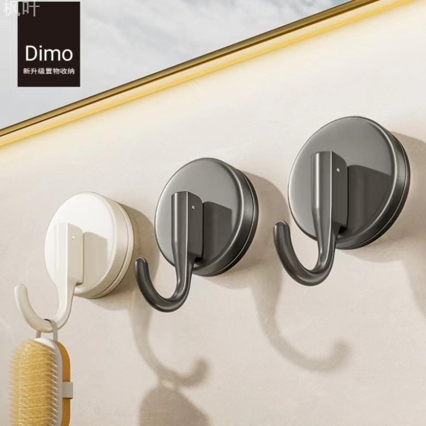 吸盘挂钩无痕免打孔真空强力承重粘钩厨房门后浴室卫生间墙壁粘钩