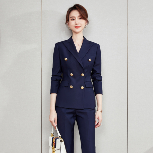 高端炸街西装外套女名媛气质ol女神经理工作服西服职业套装女