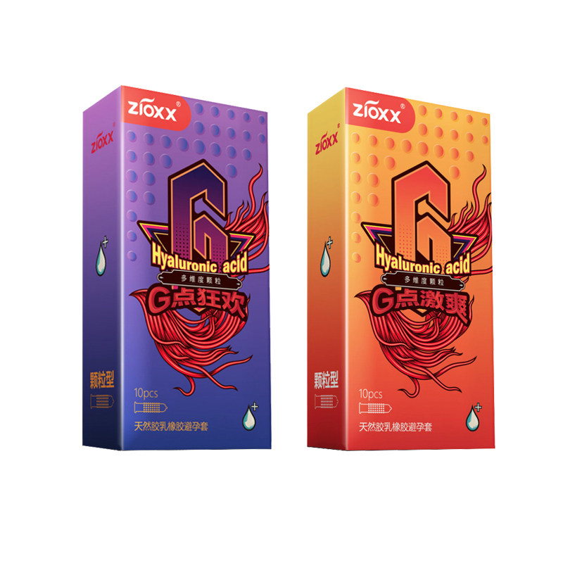 赤尾G点颗粒避孕套男用狼牙套玻尿酸加长加粗薄情趣夫妻调情用品