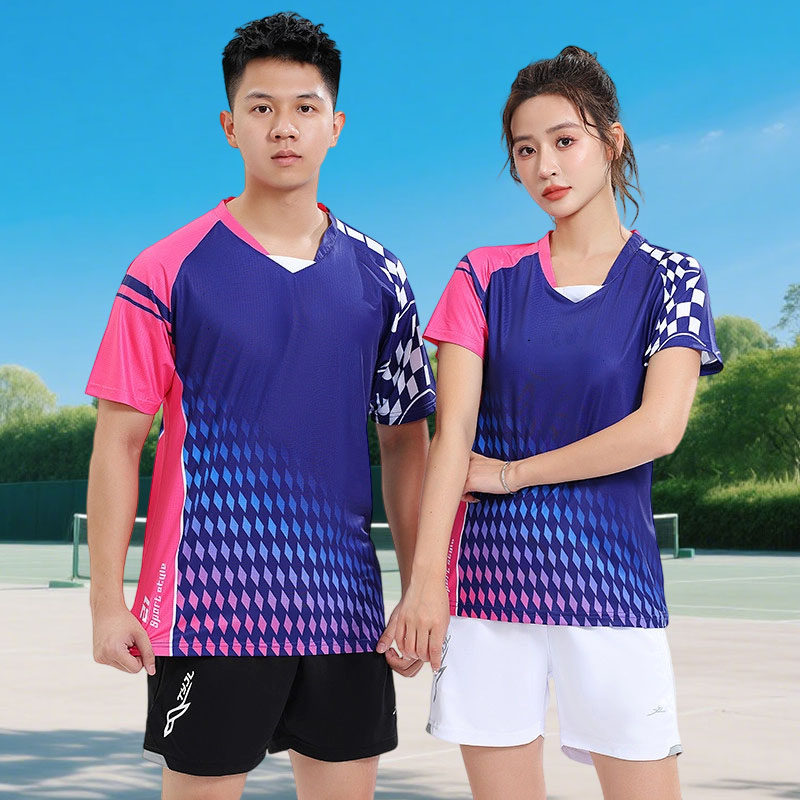 羽毛球服比赛男女修身训练排球