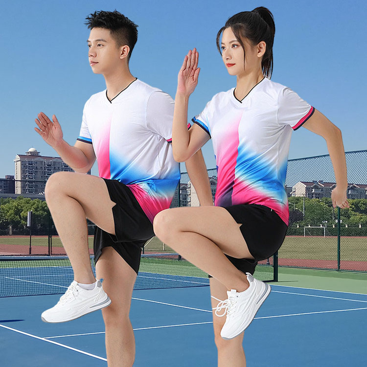 羽毛球服吸湿排汗透气打比赛图片