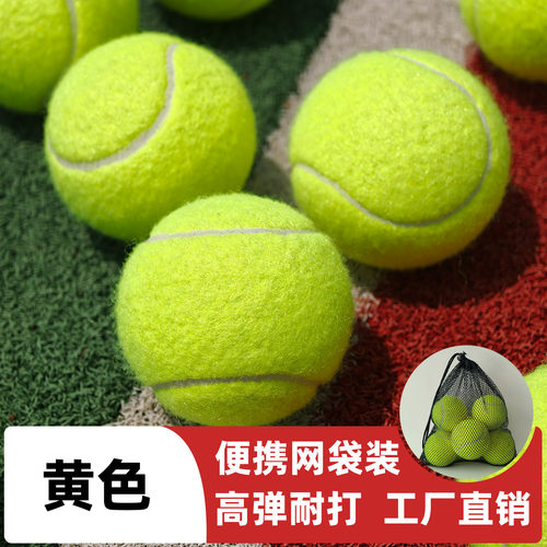专业训练网球高弹成人儿童专用幼儿园网球宠物球狗狗玩具网球球