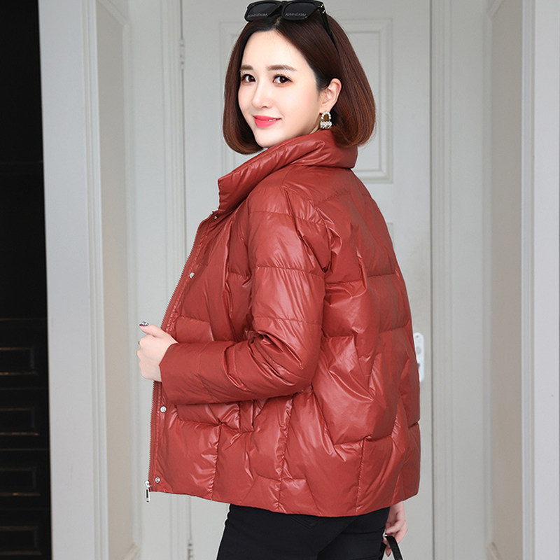 羽绒棉服女短款宽松2025冬装新款中年小个子妈妈加厚立领棉衣外套