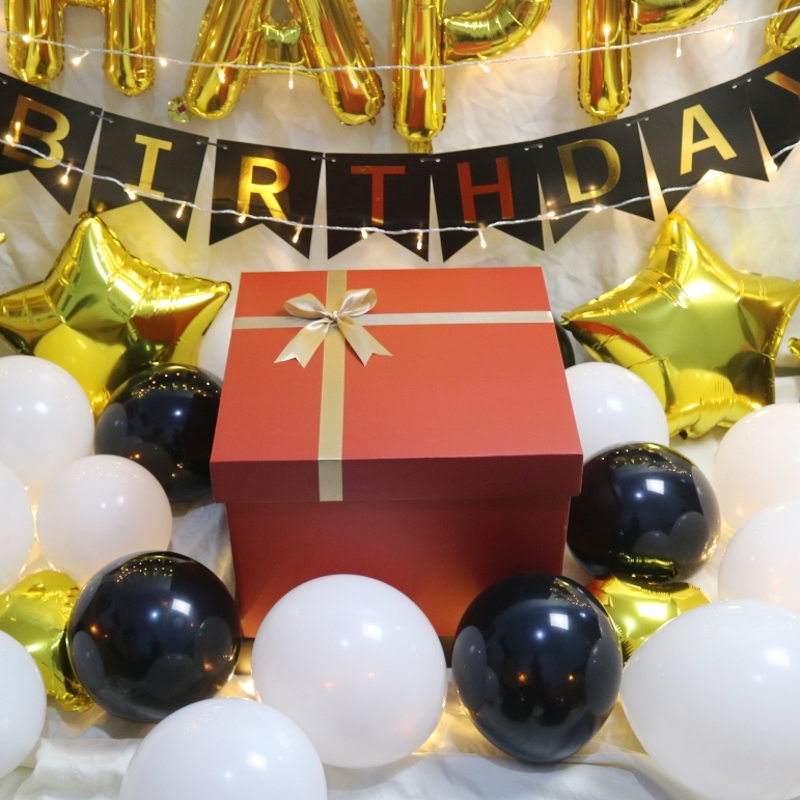 超大礼物盒空盒红色纸箱结婚订婚