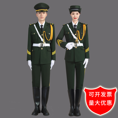 国旗班仪仗队服装高中学生国旗护卫队礼服升旗手服装升旗仪式服装