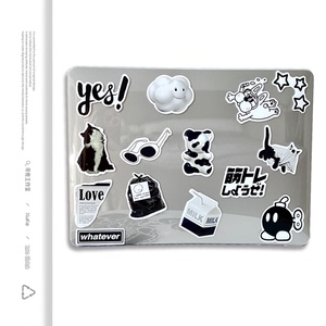 寻壳适用炸弹人苹果macbookair保护壳mac笔记本2023款电脑套macpro14寸13简约airm原机透明M1配件硬16mbp15女