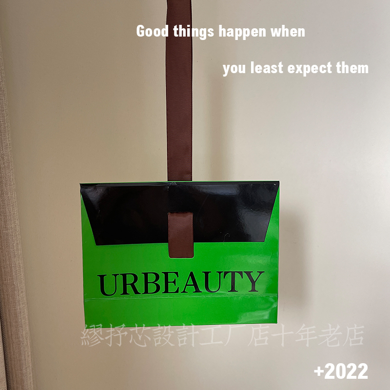 复古字母伴手礼袋礼物包装礼品手提袋纸袋生日送礼化妆品店袋子