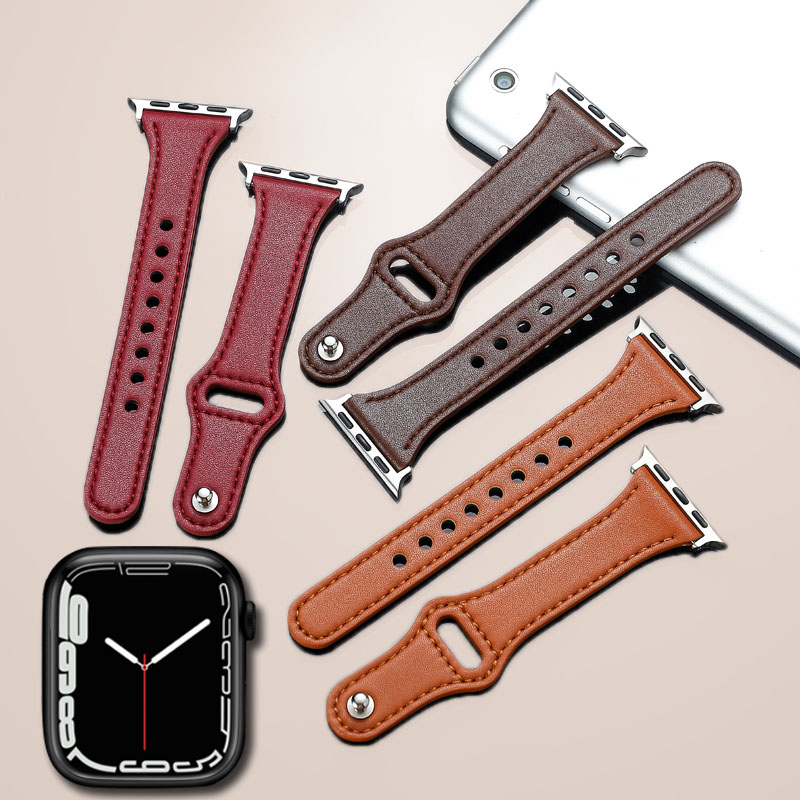 华强北智能手表真皮表带小蛮腰