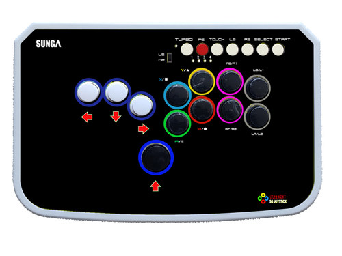 HITBOX 便携有线摇杆  SOCD 街霸 PS4 XBOX  NS XSS XSX 讯佳摇杆