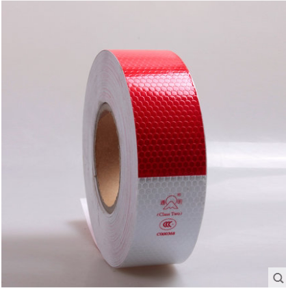 大型车反光贴车身反光标识货车反光贴车身反光条红白警示