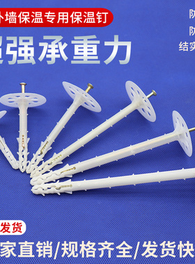 内外墙保温钉保温层保温板固定钉锚固钉挤塑岩棉板泡沫板专用锚栓