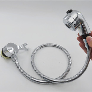 洗头床配件花洒喷头美发理发店发廊不增压淋浴头冲头床软管水龙头