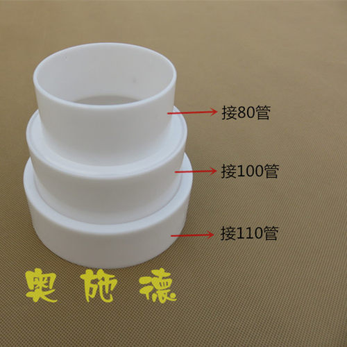 新风同心管道变径大小头异径外接头PVC风管变径接头110变100变80