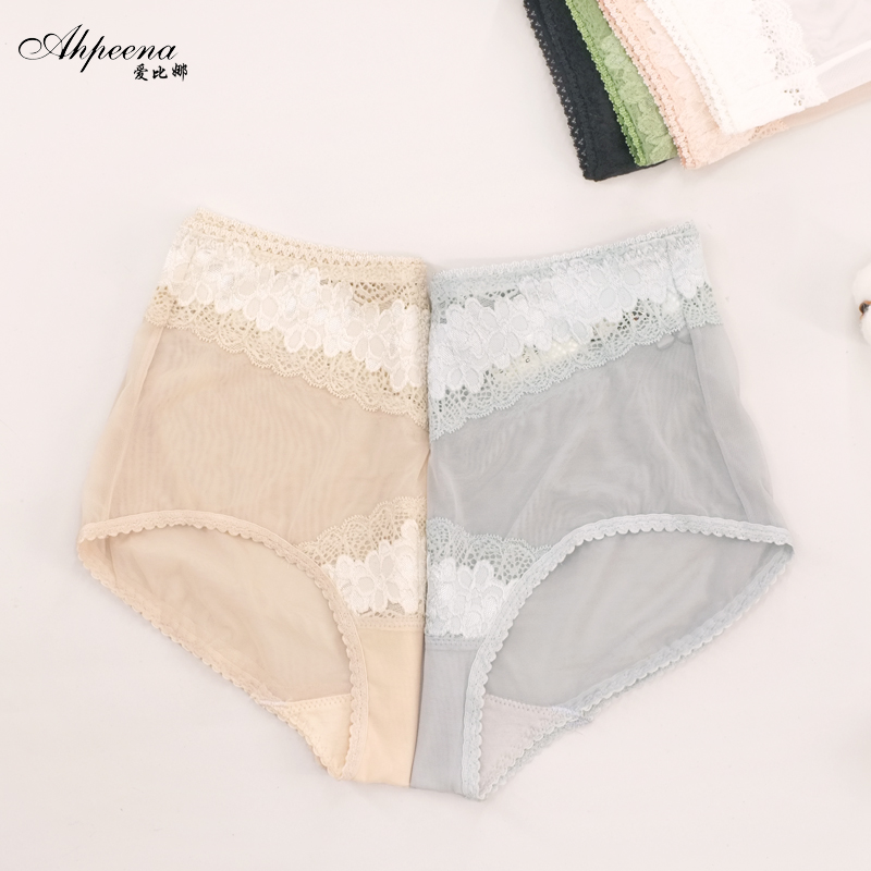 爱比娜性感薄纱内裤女纯棉裆蕾丝