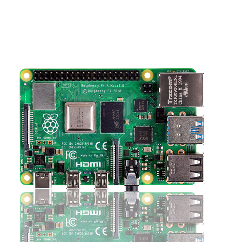 树莓派4代 Raspberry Pi 4B 4G 8G小电脑AI开发板 python编程套件