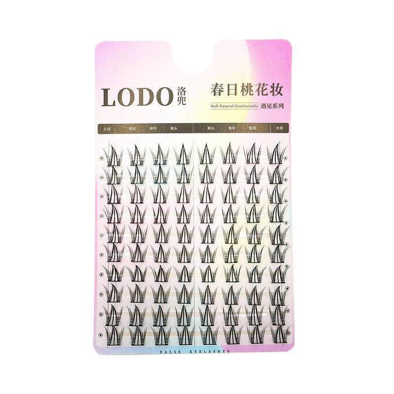 桃花10排仙仙假睫毛分段式三部曲自然彷真放大双眼新手用具懒人款