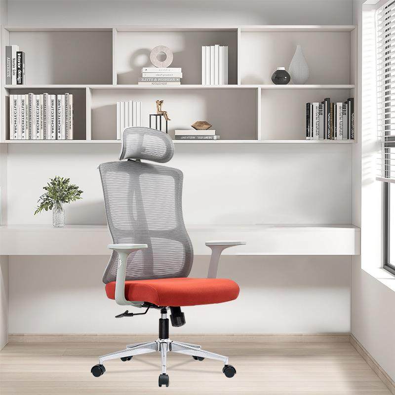简约书房办公椅游戏机房电竞久坐舒适椅带衣架设计会议培训电脑椅