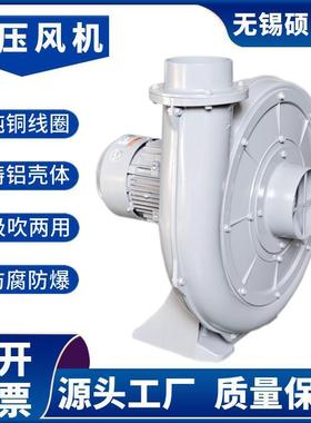 新款透浦式风机CX-150A4kw中压风机除尘风机大流量中压鼓风机