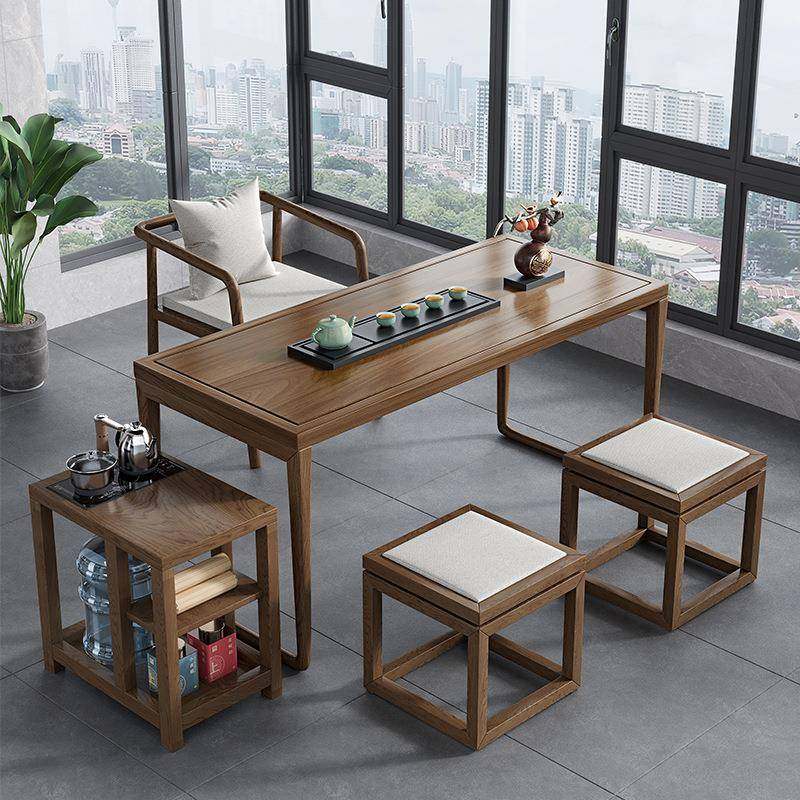 实木茶桌禅意功夫茶台现代简约客厅家用阳台泡茶桌椅组合,商业/办公家具,茶台/茶桌,淘宝优惠券,粉丝福利购,淘宝优惠卷