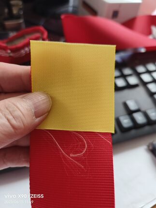 八音顺艺二胡蒙皮配件蟒皮绷带颜色随机手工蒙皮缝布3元一米