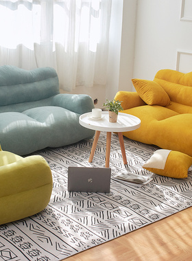 懒人沙发小户型双人榻榻米阳台卧室阅读两人小沙发出租屋可躺可睡