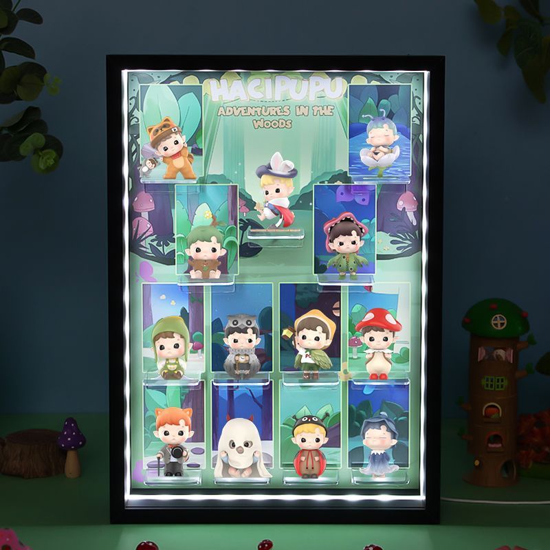 POPMART泡泡玛特 HACIPUPU森林奇遇系列盲盒场景展示盒手办摆件