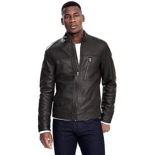 修身 新款 新西兰进口绵羊皮真皮皮衣男短款 出口美国698美元 抢鲜